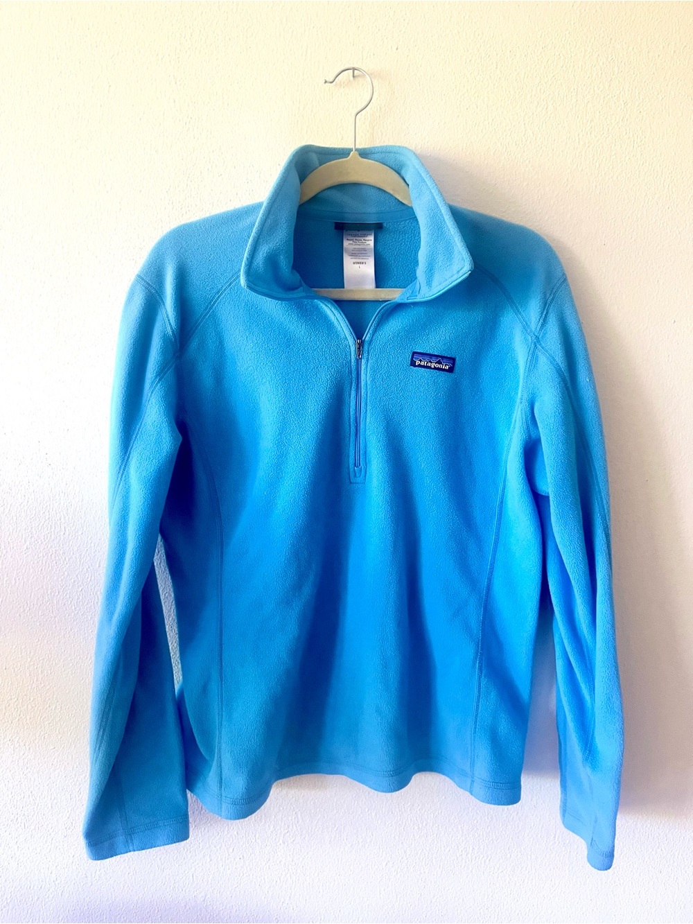Patagonia Sky Blue Quarter-Zip Fleece Pullover - Women